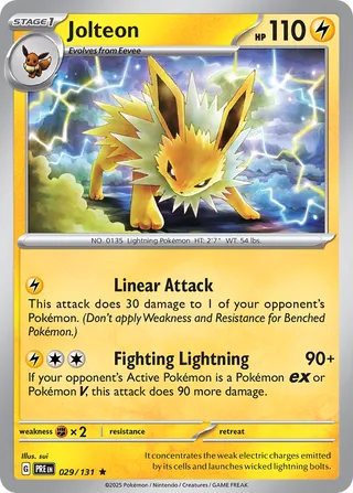 Jolteon - 029/131- Prismatic Evolutions