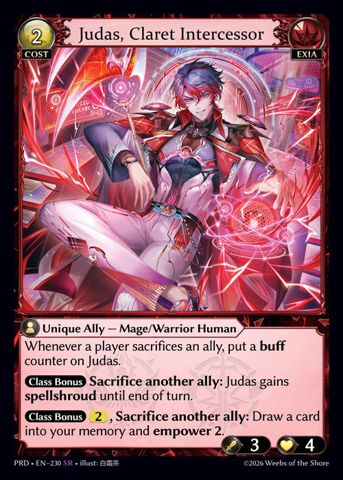 Judas, Claret Intercessor - .asphodel/paradise - SR Exia
