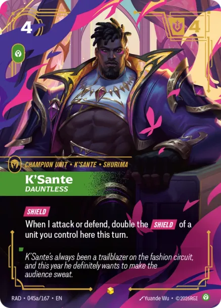 K'Sante, Dauntless - 045a/167 - Alternate Art