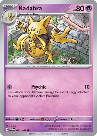 Kadabra - 081/167 - Twilight Masquerade  