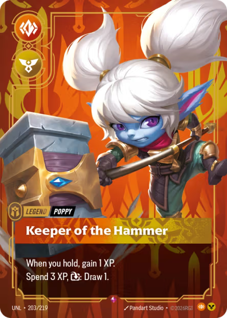 Keeper of the Hammer - 203/219 - R Legend