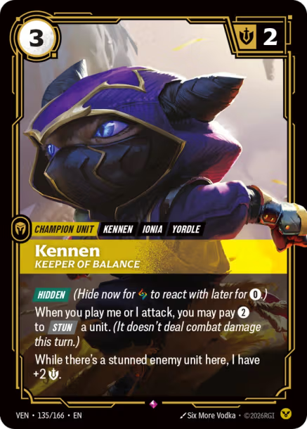 Kennen, Keeper of Balance - 135/166 - R Order