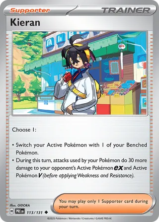 Kieran - 113/131 - Prismatic Evolutions