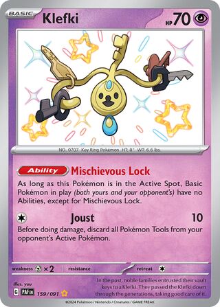 Klefki - 159/091 - Paldean Fates