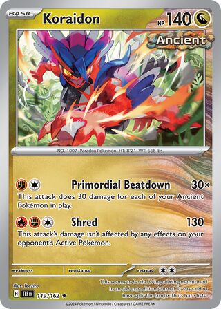 Koraidon - 1197/162 - Temporal Forces 