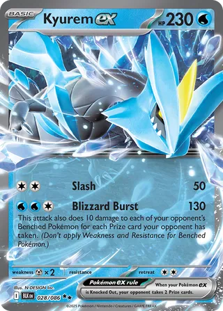 Kyurem ex - 028/086 - Black Bolt