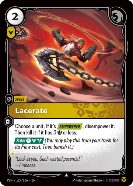 Lacerate - 127/166 - U Order