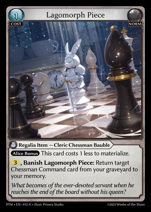Lagomorph Piece - Phantom Monarchs