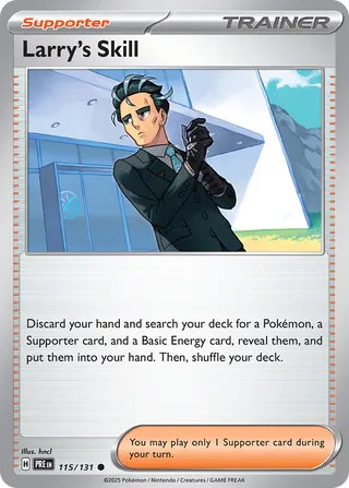 Larry's Skill - 115/131 - Prismatic Evolutions