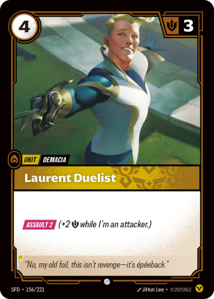 Laurent Duelist - 156/221 - C Order