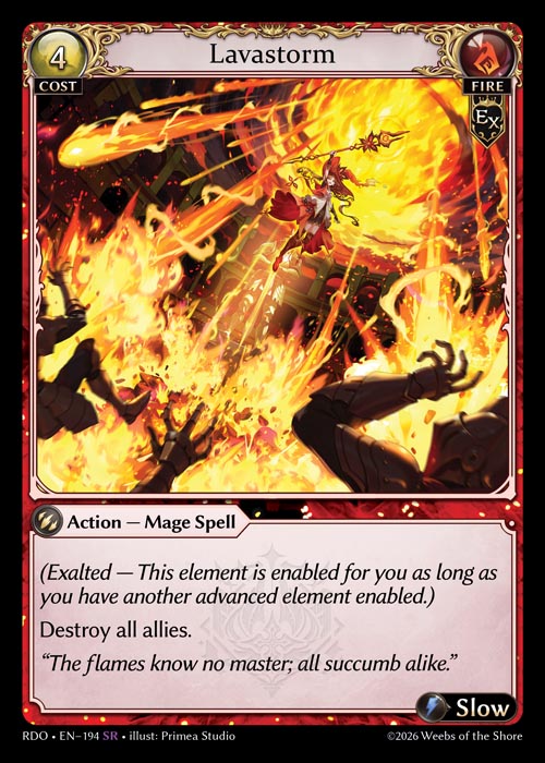 Lavastorm - Radiant Origins - SR Fire