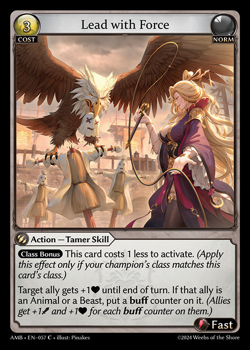 Lead with Force - Mortal Ambition - C Norm