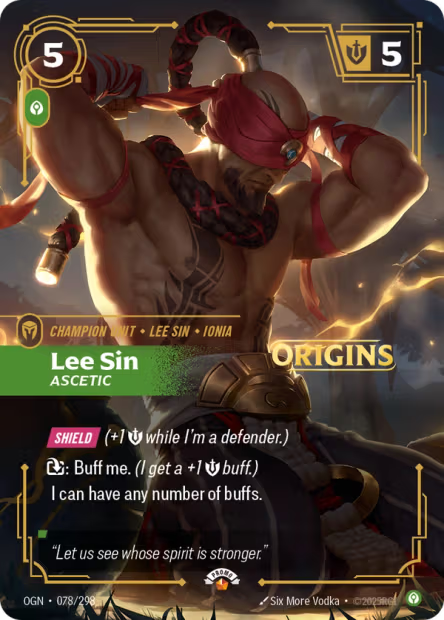 Lee Sin, Ascetic - 078/298 - Epic Calm