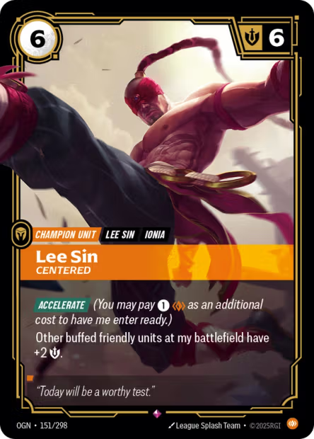 Lee Sin, Centered - 141/298 - R Body