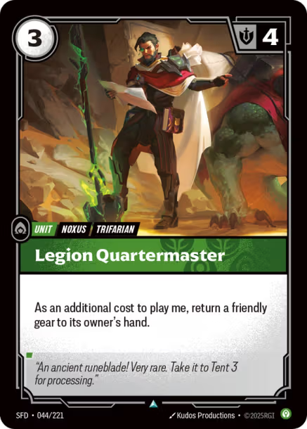 Legion Quartermaster - 044/221 - R Calm