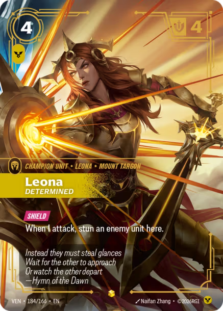 Leona, Determined - 184/166 - Overnumbered