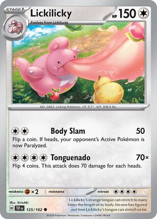 Lickilicky - 125/162 - Temporal Forces 