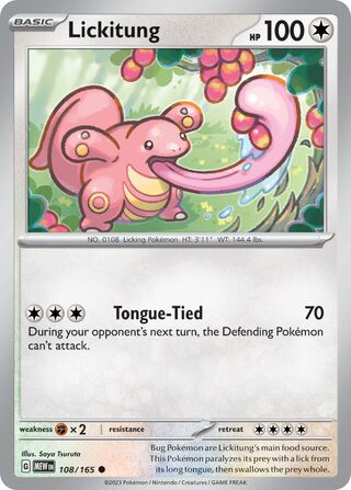 Lickitung - 108/165 - 151 