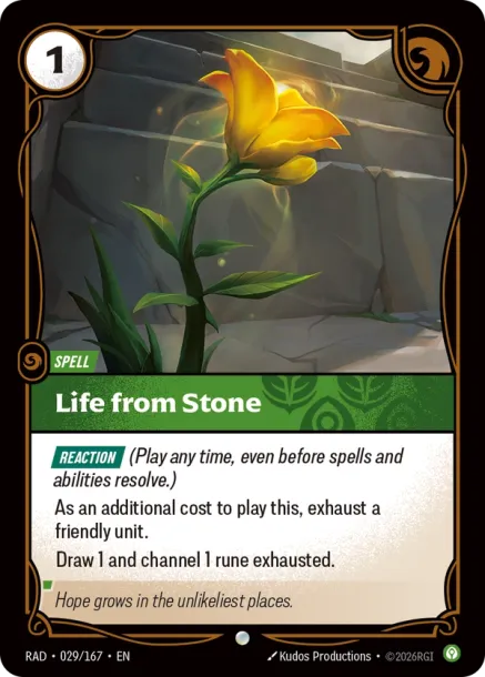 Life from Stone - 029/167 - C Clam