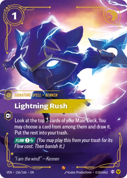 Lightning Rush - 156/166 - Epic Order/Chaos