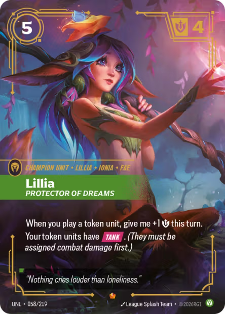 Lillia, Protector of Dreams - 058/219 - Epic