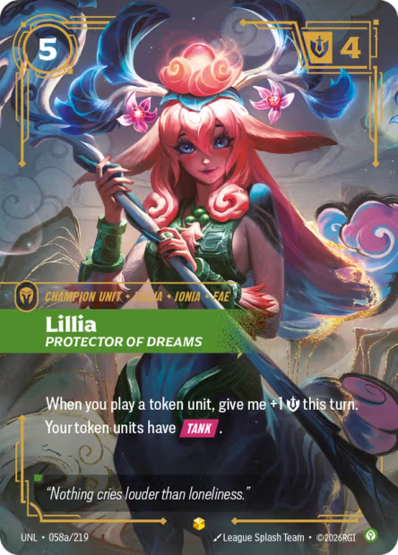 Lillia, Protector of Dreams - 058a/219 - Alternate Art