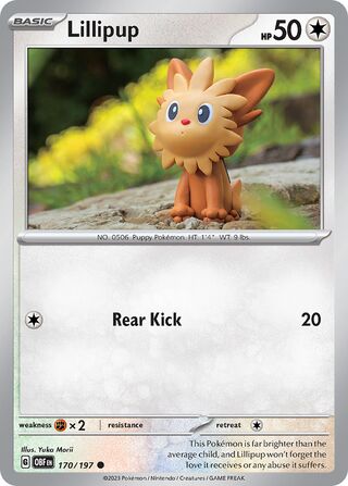 Lillipup - 170/197 - Obsidian Flames 