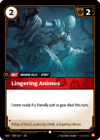 Lingering Animus - 005/167 - C Fury