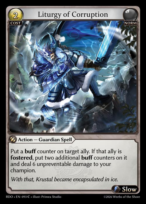 Liturgy of Corruption - Radiant Origins - C Norm