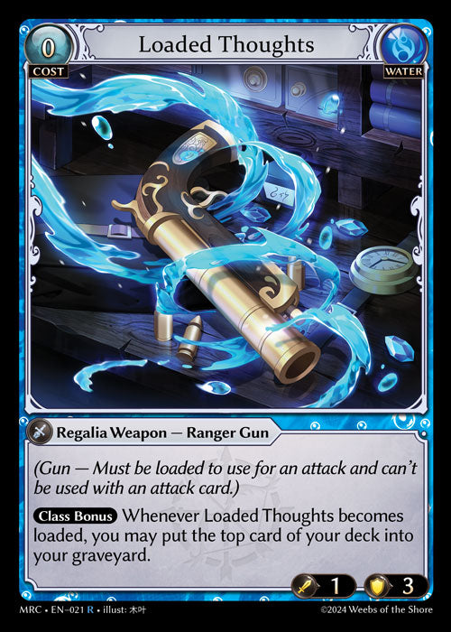 Loaded Thoughts - Mercurial Heart -  R Water