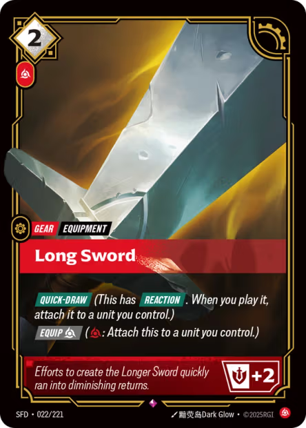 Long Sword - 022/221 - R Fury