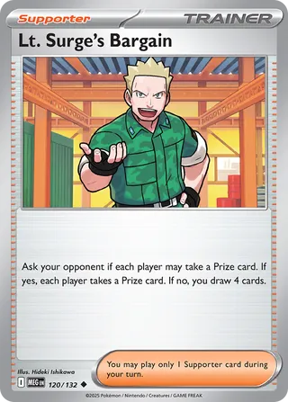 Lt. Surge's Bargain - 120/132 - Mega Evolution