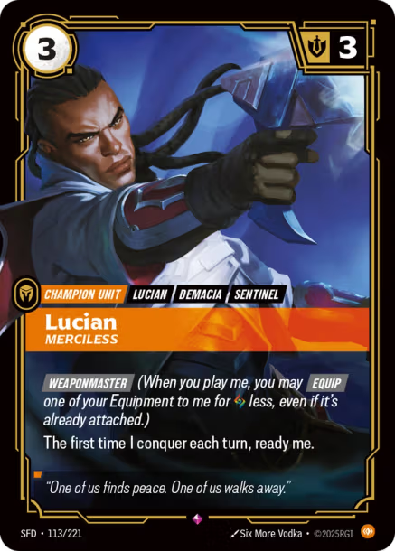 Lucian, Merciless - 113/221 - R Body