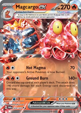 Magcargo ex - 029/167 - Twilight Masquerade