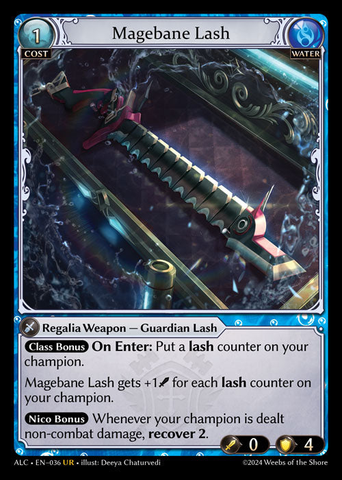 Magebane Lash - Alchemical Revolution - UR Water