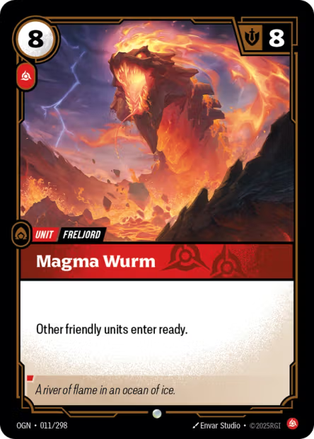 Magma Wurm - 011/298 - C Fury