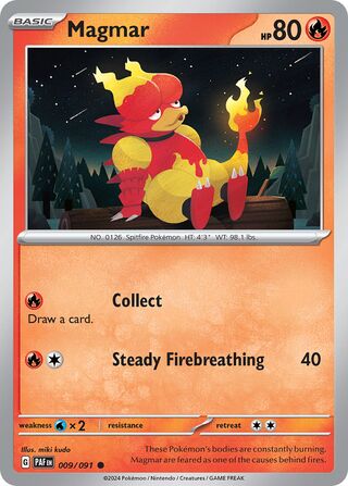 Magmar - 009/091 - Paldean Fates 