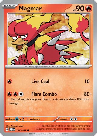 Magmar - 126/165 - 151 