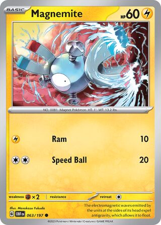 Magnemite - 063/197 - Obsidian Flames 