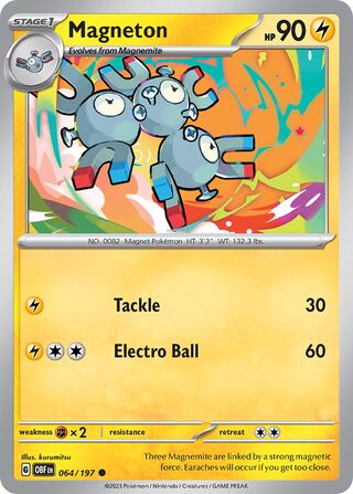Magneton - 064/197 - Obsidian Flames 