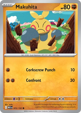 Makuhita - 072/132 - Mega Evolution