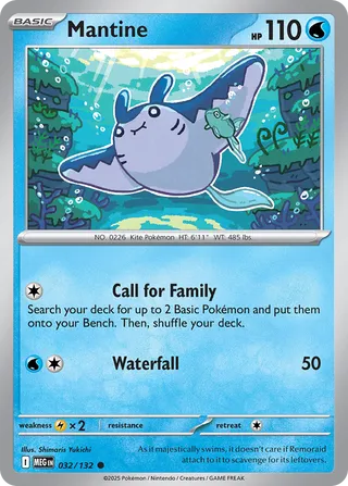 Mantine - 032/132 - Mega Evolution