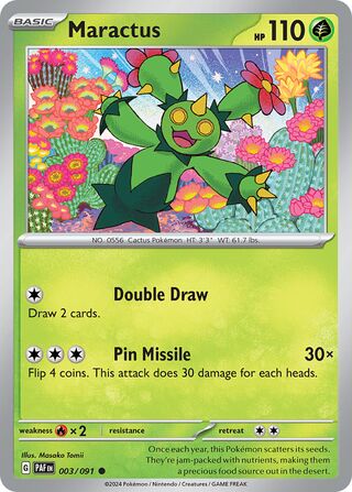 Maractus - 003/091 - Paldean Fates 