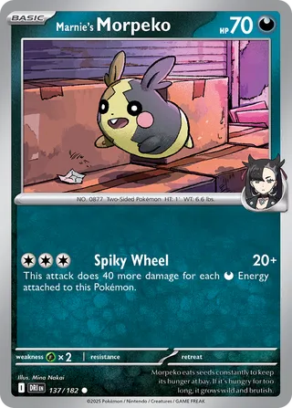 Marnie's Morpeko - 137/182 - Destined Rivals