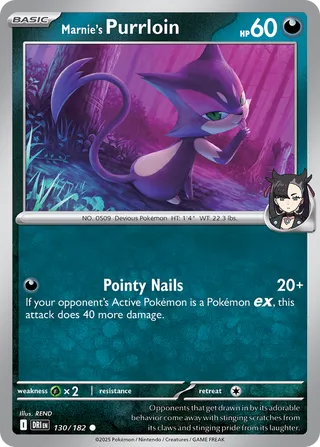 Marnie's Purrloin - 130/182 - Destined Rivals