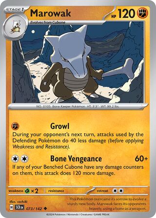 Marowak - 073/142 - Stellar Crown