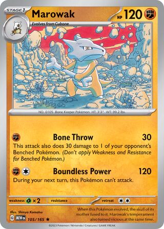 Marowak - 105/165 - 151 
