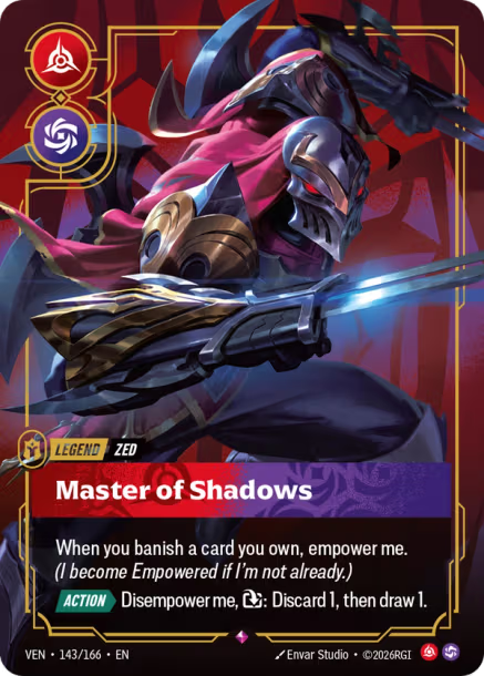 Master of Shadows - 143/166 - R Fury/Chaos