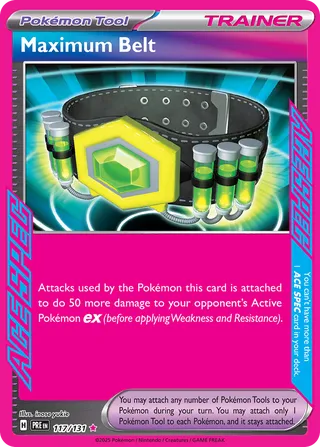 Maximum Belt - 117/131- Prismatic Evolutions
