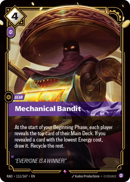 Mechanical Bandit - 111/167 - R Chaos